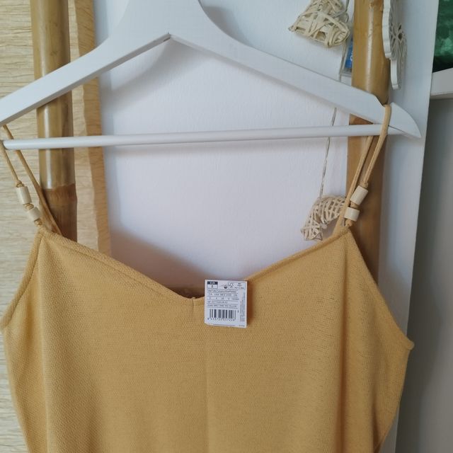 Camiseta tirantes beige Women Secret - Talla 4