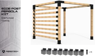 Side Post Pergola Kit (Conexiones)