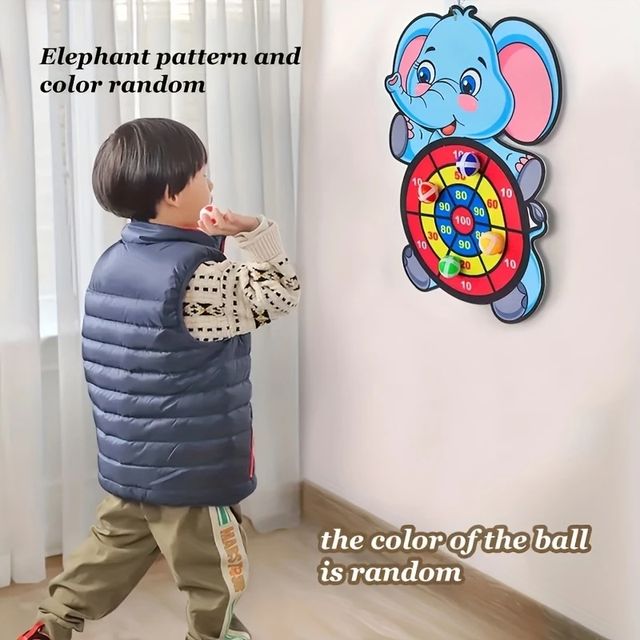 Tablero de Bolas Adhesivas Interactivo  Elefante