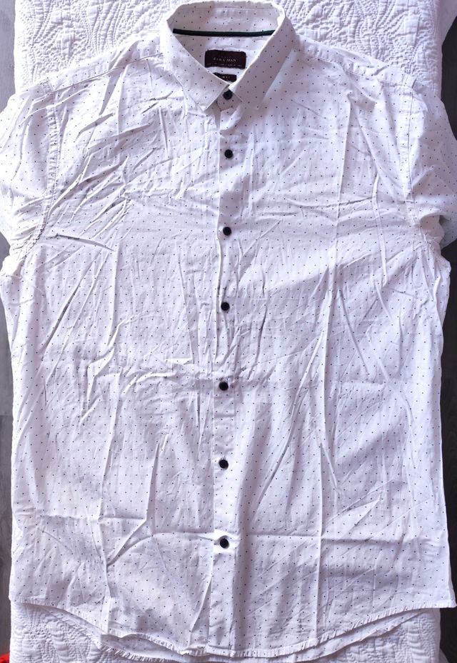 Camisa Zara blanca - Hombre