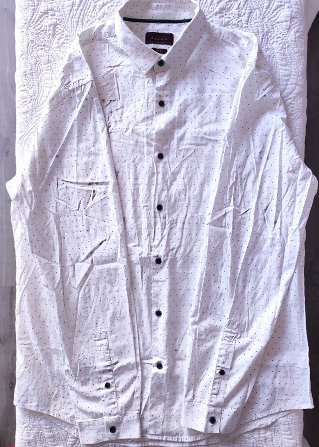 Camisa Zara blanca - Hombre
