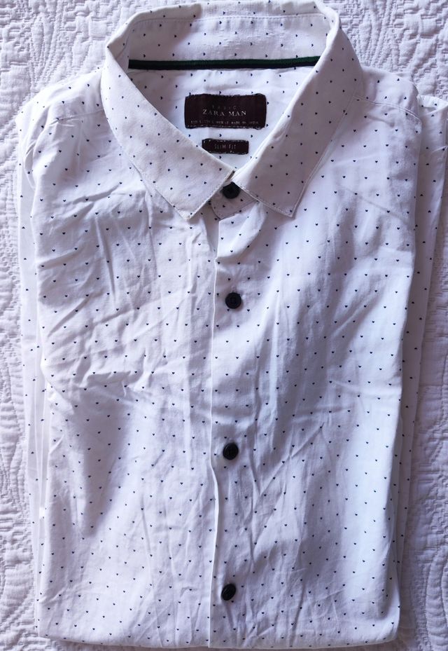 Camisa Zara blanca - Hombre