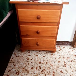 2 Cajoneras Madera - Dormitorio