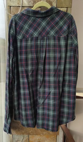 Camisa cuadros Zara talla S