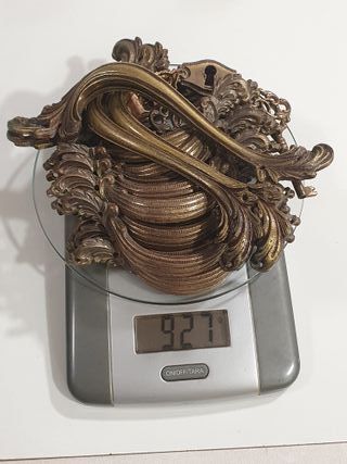 Manijas de bronce antiguo