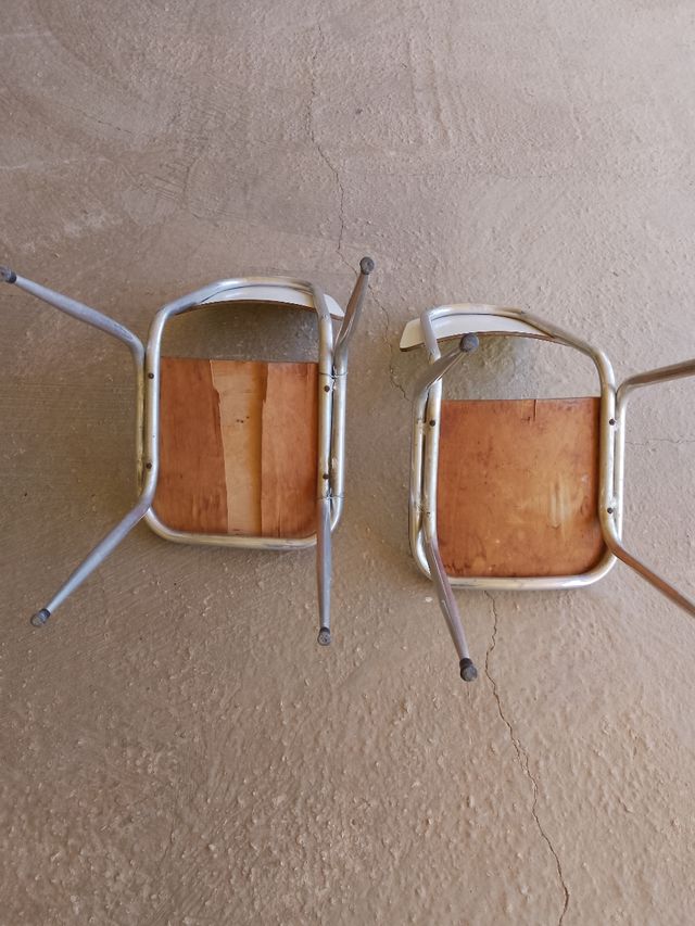 2 Sedie Vintage Giallo