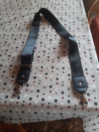 Correa negra bolso bandolera