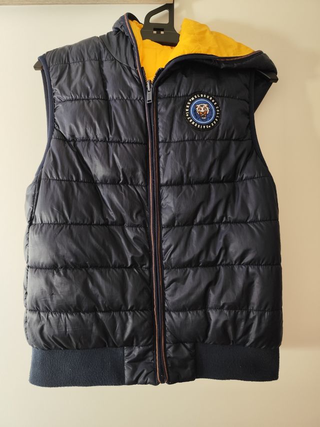 Chaleco reversible niño, IKKS. T.10.