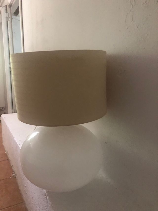 Pie de lámpara cristal