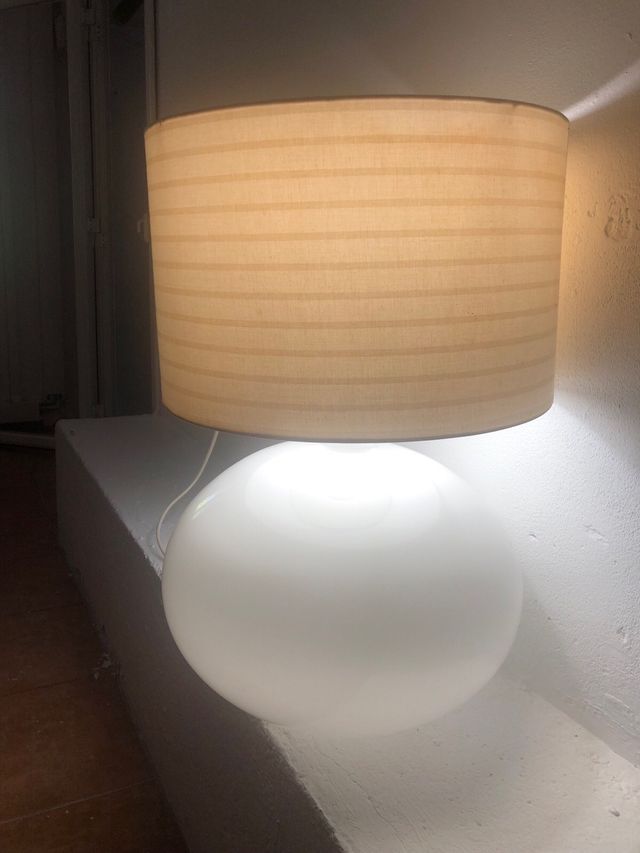 Pie de lámpara cristal