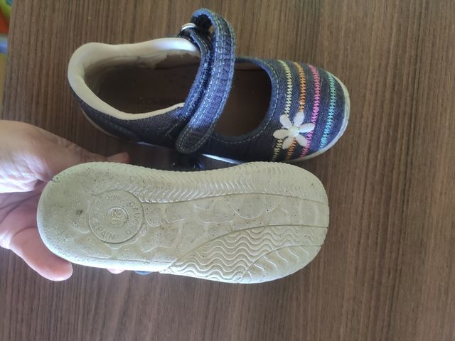 Manoletinas niña talla 26 - Azul marino