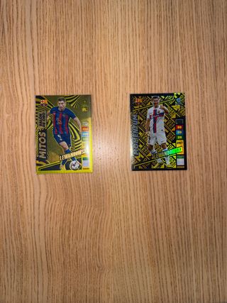 2 cartas Lewandowski 
