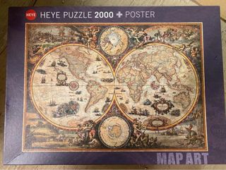 Puzzle 2000pz mappa antica