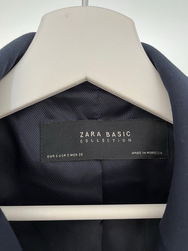 Vestido azul marino Zara