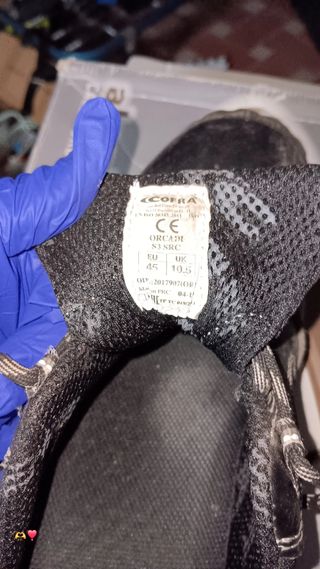 Zapatos seguridad Cofra - Talla 45
