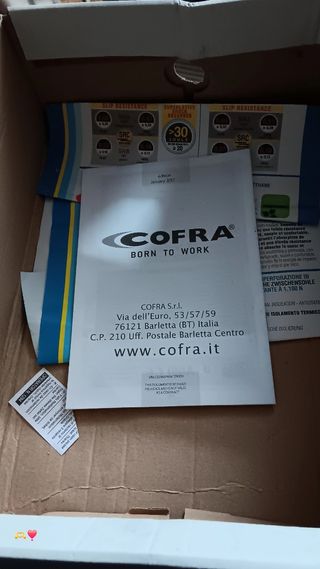 Zapatos seguridad Cofra - Talla 45