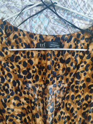 Blusa Zara leopardo