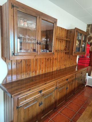 Armario madera rústico 300cm