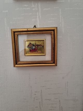 3 Quadretti Dipinti Oro - Vintage