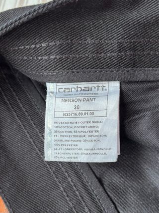 Pantalones Carhartt WIP 30