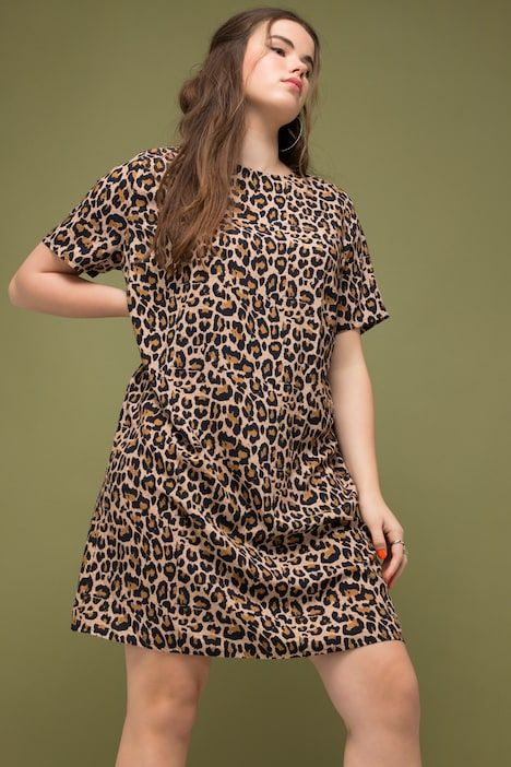 Vestito Leopardato dopo mare spiaggia Casual 2XL