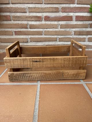 Caja madera rústica - Decoración