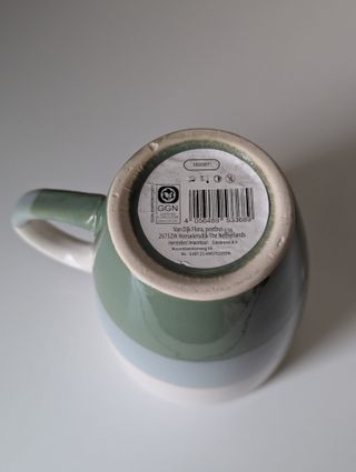 Tazza in ceramica a tre colori