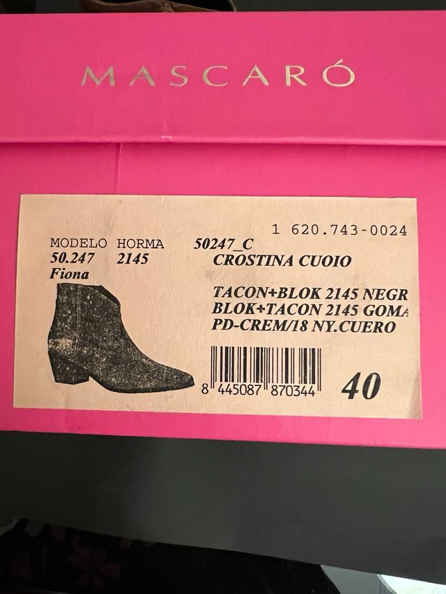 Botines de cuero de Mascaro