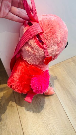 Mochila de niña en forma de loro