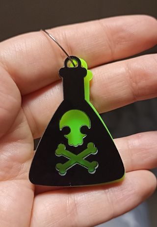 Pendiente calavera marca "Thunderliet"