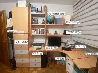 Mueble completo dormitorio juvenil