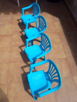 4 Poltroncine per Bambini in Blu, Nuove, Prezzo Ridotto a 20€