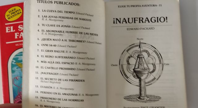 Lote 2 libros Elige Tú Propia Aventura.