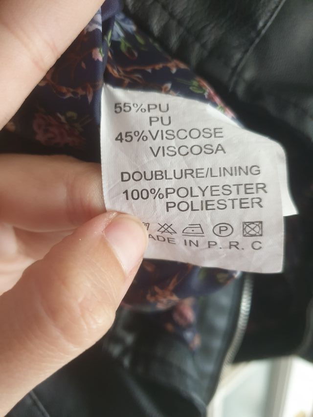 Chaqueta cazadora negra talla M