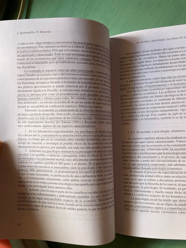 Libro “Psicologia y Economia”