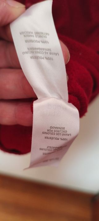 Sudadera polar Technlayer roja XXL