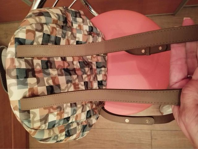 Mochila TOUS ORIGINAL. De colores tipo cuadro Vichy