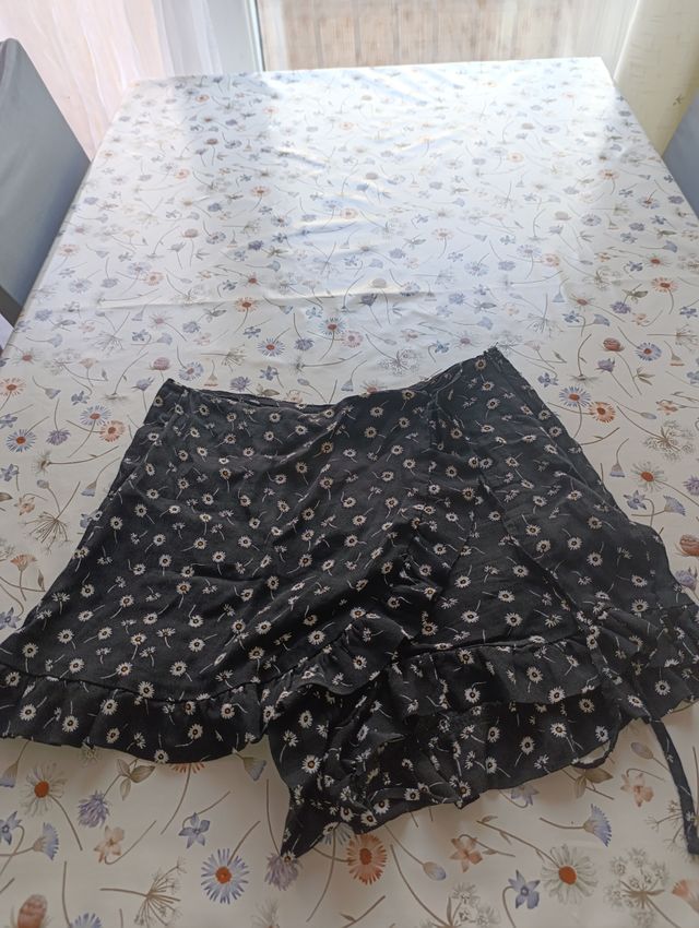 Shorts Falda Lefties negros