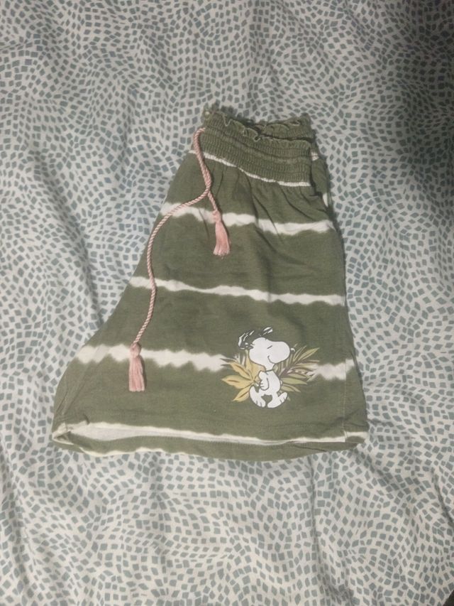 Shorts Woman Secret rayas verdes XS