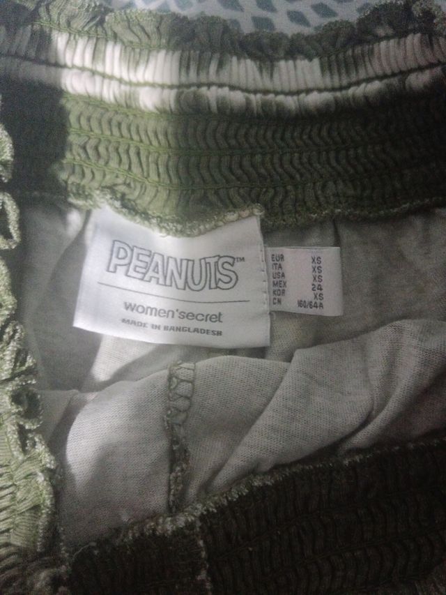 Shorts Woman Secret rayas verdes XS