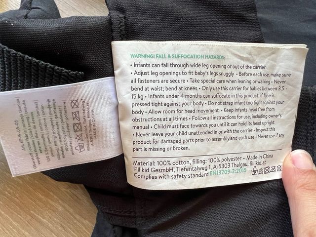 Fillikid Portabebés - Mochila porteo