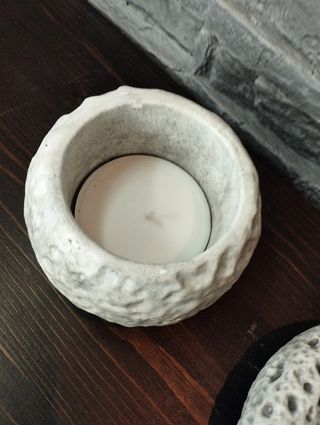 Coppia Portacandele Svuotasche Luna Design Home