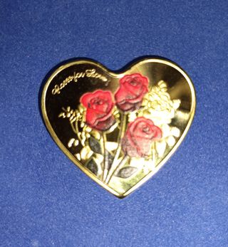 Monedas corazón: 4 piezas