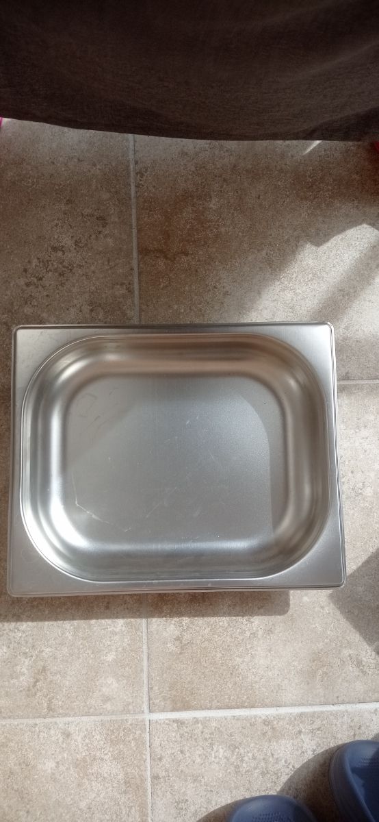 6 Bandejas de inox inoxidable