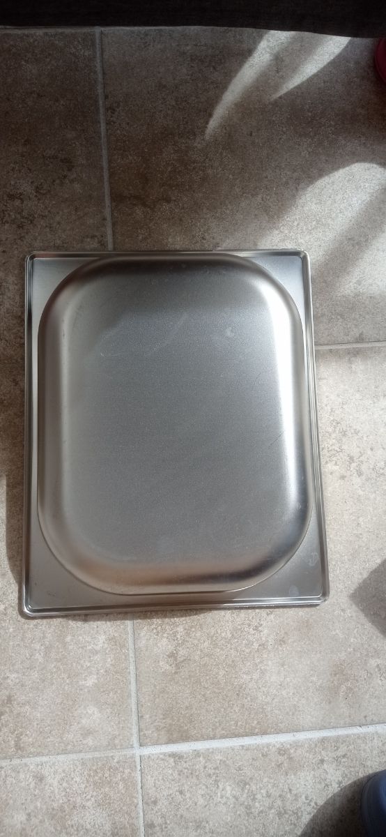 6 Bandejas de inox inoxidable