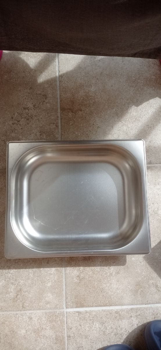 6 Bandejas de inox inoxidable
