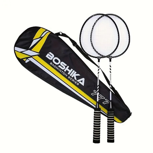Conjunto de 2 Raquetas de Bádminton Profesionales