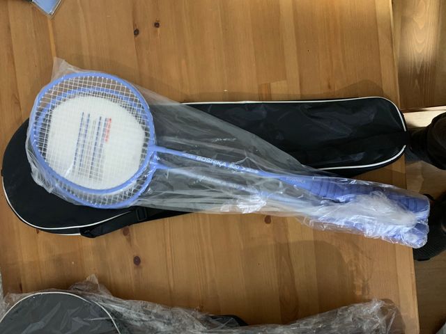 Conjunto de 2 Raquetas de Bádminton Profesionales