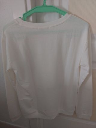 Sudadera blanca mujer - Talla M NUEVA