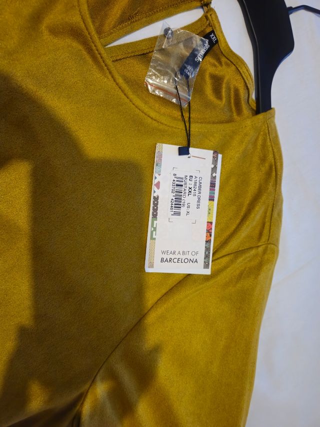 Vestido invierno dorado - Talla 7